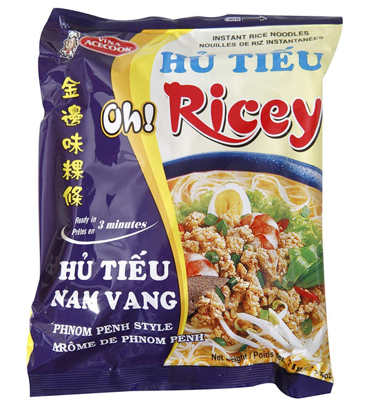 OH RICEY Instant Rice Noodles 70G - Hu Tieu Thit Bam