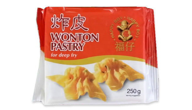 WONTON Pastry Sheets (For Frying) Red 95X95 Mm