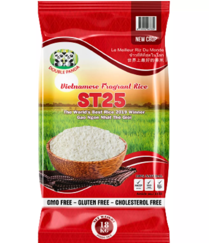 DOUBLE PANDA St25 Super Jasmine Rice 18 Kg