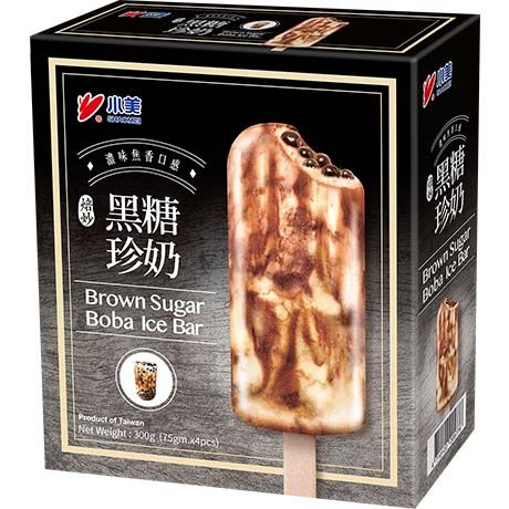 SHAOMEI Ice Bar Brown Sugar Boba 4X75G