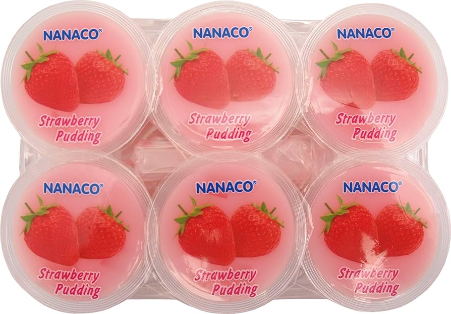 NANACO THAILAND Pudding With Strawberry 480G