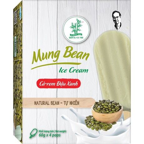 BAMBOO TREE Ice Bar Mung Bean 4X60G