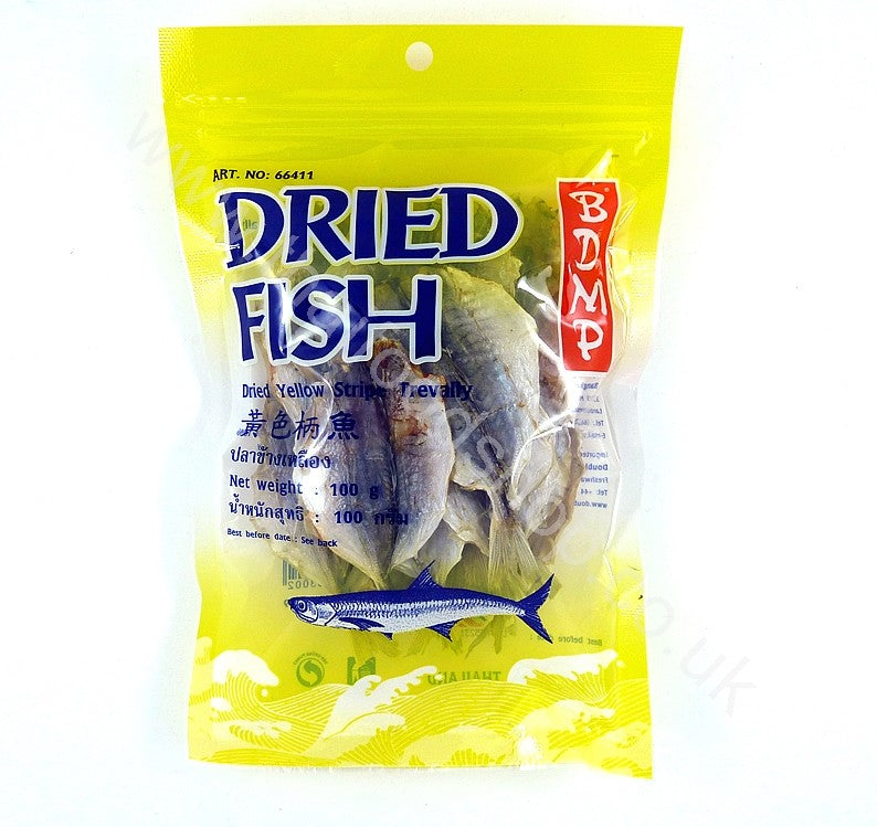 BDMP Dried Yellow Stripe Trevally / Ca Chi Vang 100G