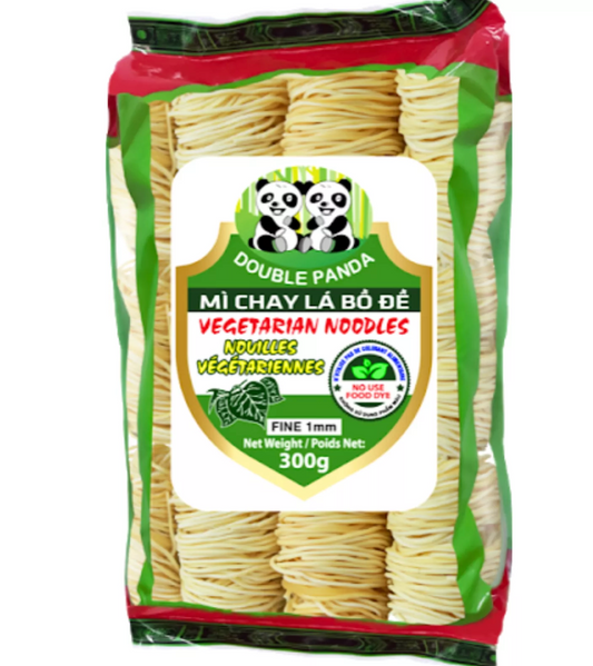 DOUBLE PANDA Vegetarian Noodles 400G - Mi Chay