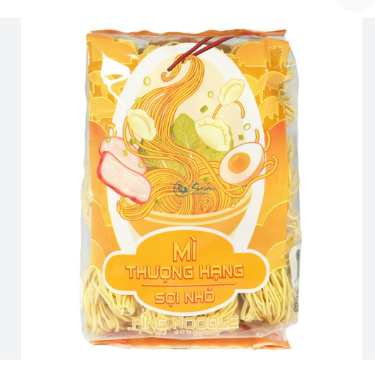 JASMINE Vn Noodle Fine Egg - Mi Trung Soi Nho 400G