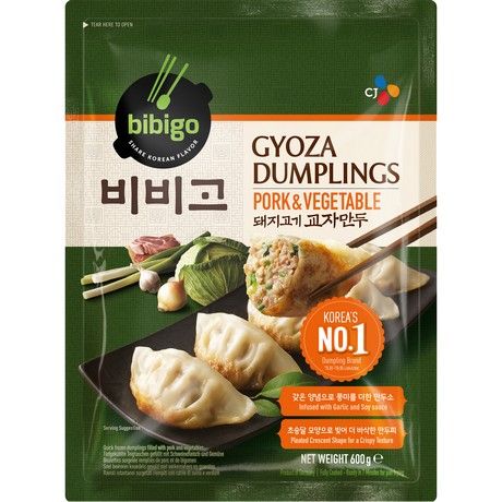 BIBIGO Gyoza Pork & Vegetables 600G