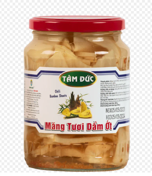 TAM DUC Bamboo In Chilli -Mang Cu Dam Ot 800G