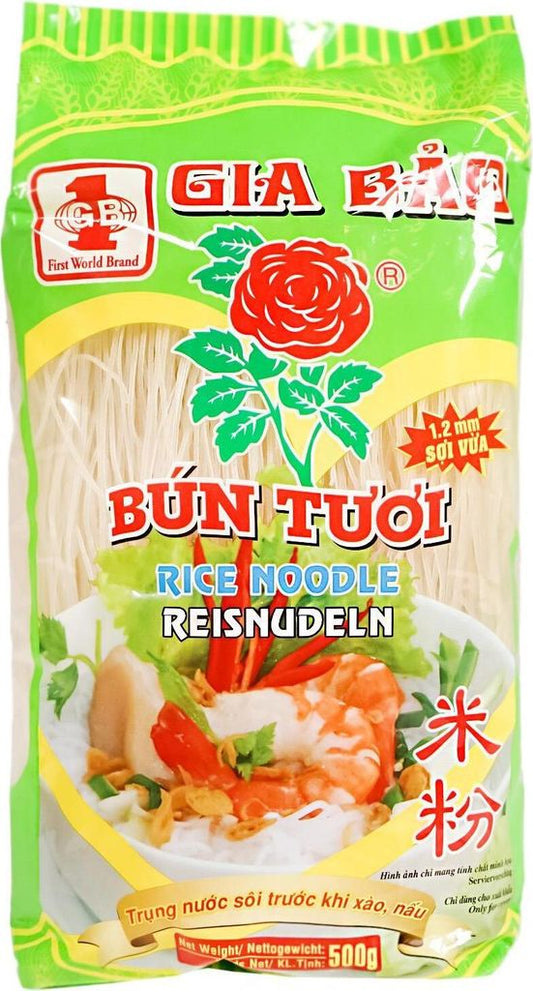 GIA BAO Rice Vermicelli 1.2Mm - Bun Tuoi Soi Vua 500G