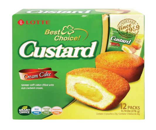 LOTTE Custard Pie 12-Pack 12X23G