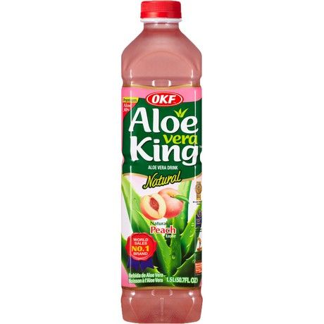 OKF Aloe Vera Drink Peach 500 Ml