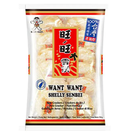 WANT WANT Rice Cracker Shelly Senbei 150 G