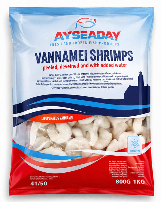 DAYSEADAY Vannamei Shrimp P&D 20% 41/50 1Kg