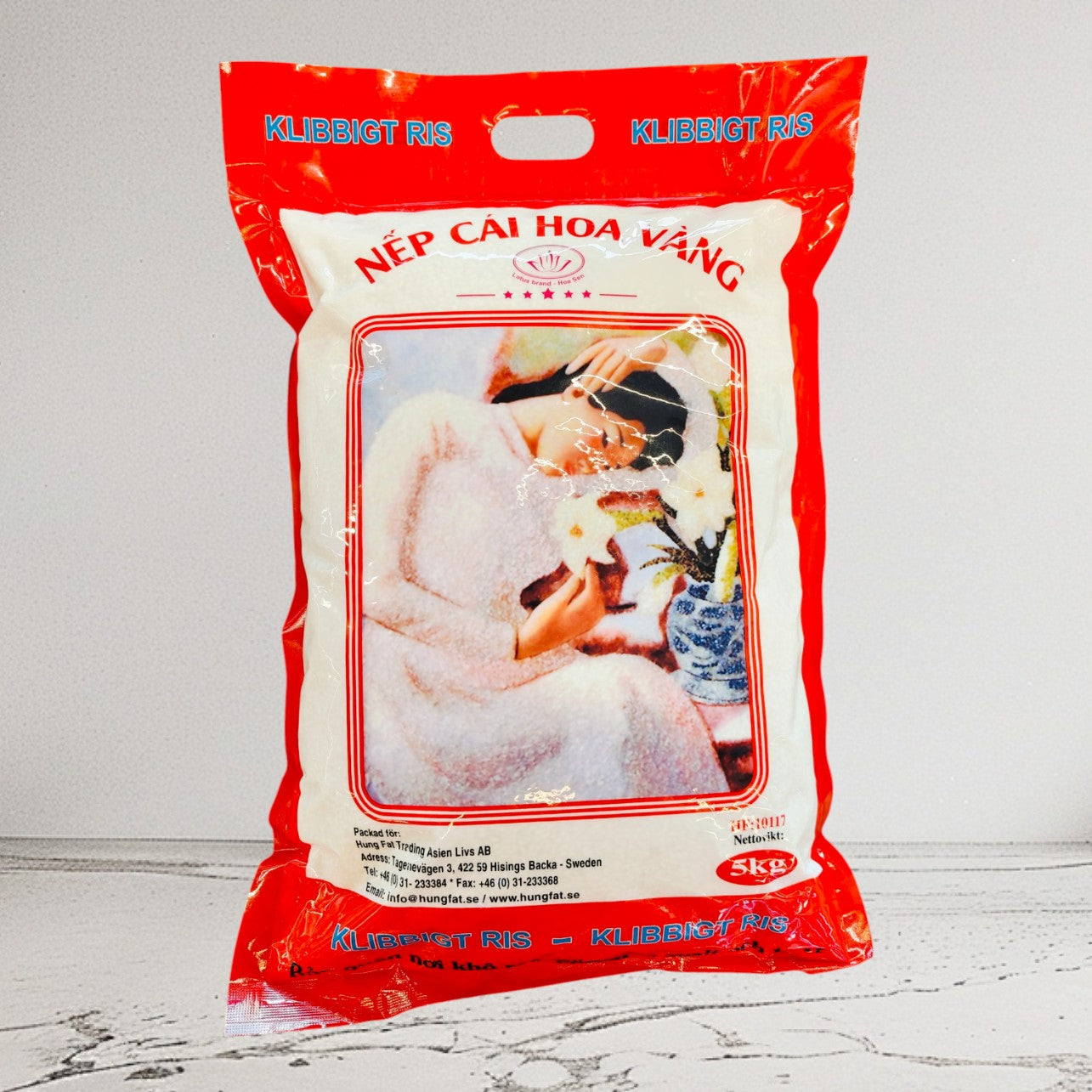 JASMINE VN Glutinous Rice - Nep Cai Hoa Vang 5Kg