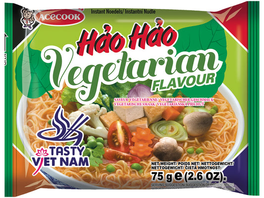 ACECOOK Instant Noodles Haohao Vegetarian 75G