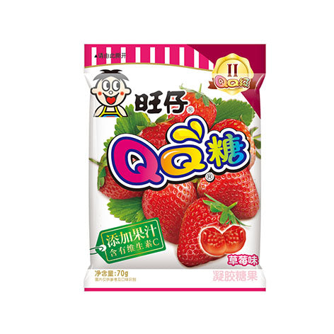 WANT WANT Qq Gummy Strawberry 70G