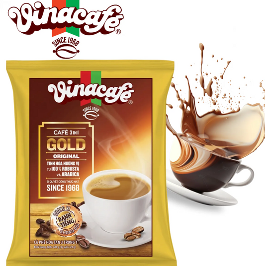 VINACAFE 3 In 1 Instant Coffee - Ca Phe Hoa Tan 24X20G