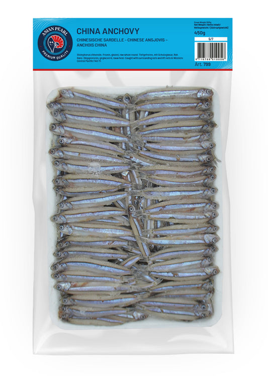 MOOIJER Anchovy Raw Whole Round 5-7 Cm - Ca Com 500 G
