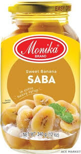 MONIKA Fruit Saba Sweet Banana  340G