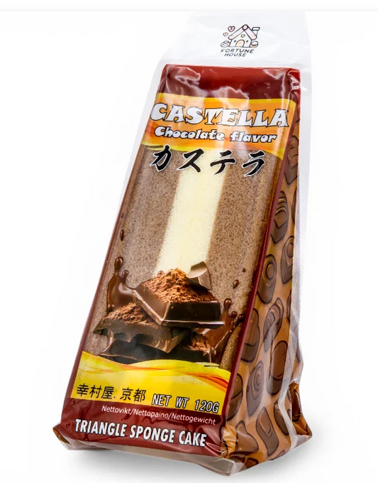 FORTUNE HOUSE Triangle Sponge Castella Chocolate Cake 120G