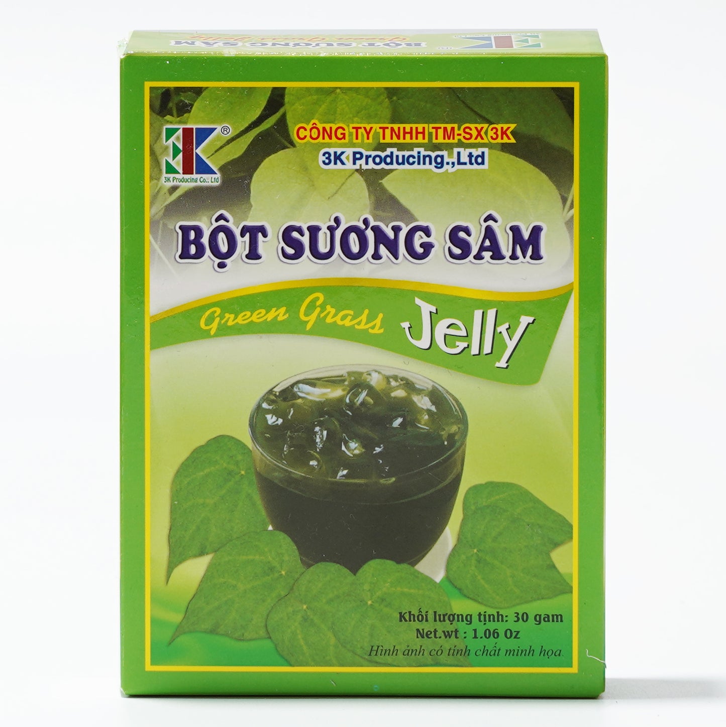 3K FOODS Green Grass Jelly - Bot Suong Sam