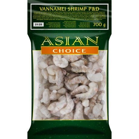 ASIAN CHOICE Vannamei Shrimp P&D 21/25 1Kg