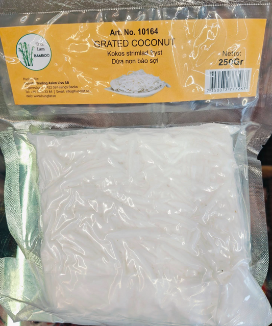 BAMBOO Coconut Sliced Stripes - Dua Cat Soi 250G