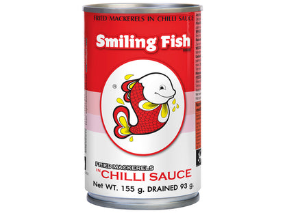 SMILING Fish Mackerels Fried In Chili Sauce 155 G