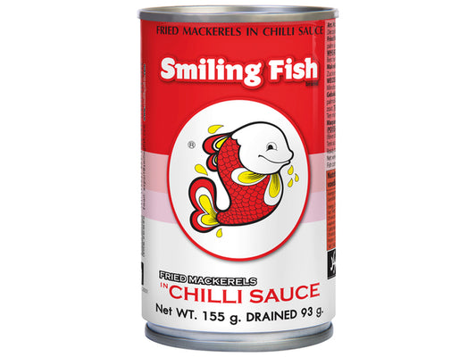 SMILING Fish Mackerels Fried In Chili Sauce 155 G