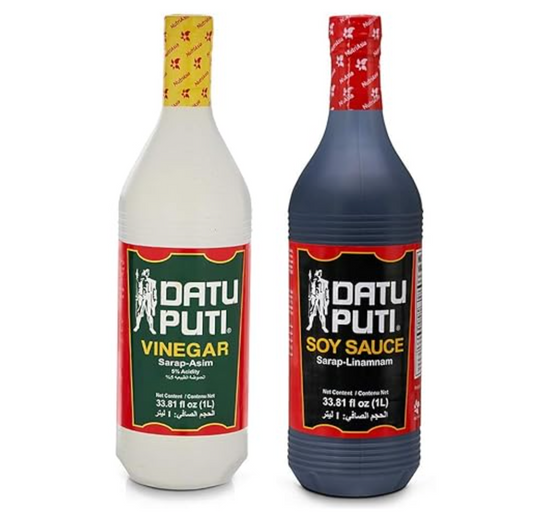 DATU PUTI Soy Sauce 1L And Vinegar 1L Value Pack