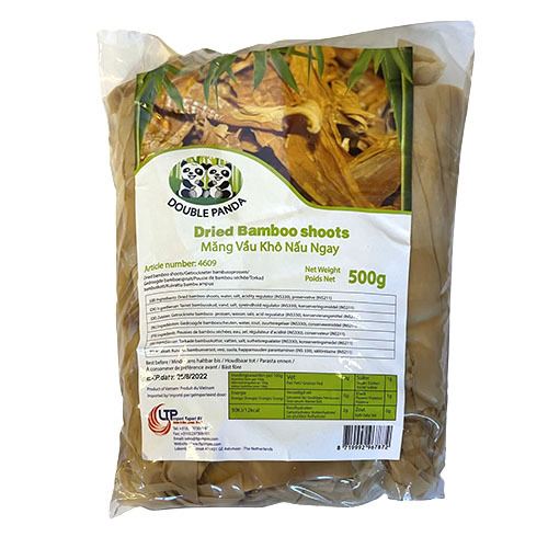 DOUBLE PANDA Dried Bamboo Shoot 500G - Mang Nua Kho