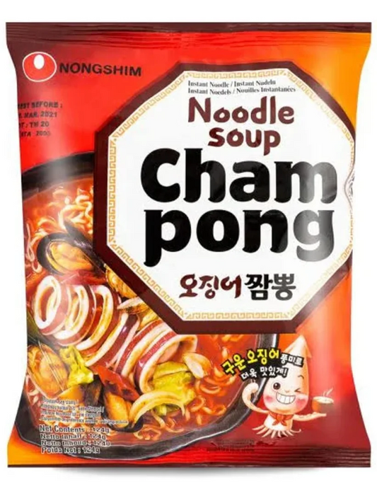 NONGSHIM Instant Noodles Champong Ramyun 124G