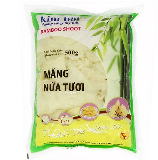 KIMBOI Pre-Cooked Bamboo Shoot Strips In Water 700 G