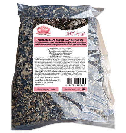 PINK LOTUS Chopped Black Fungus / Nam Meo Cat Soi1 Kg