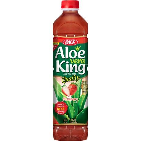 OKF Aloe Vera Drink Strawberry 1,5L