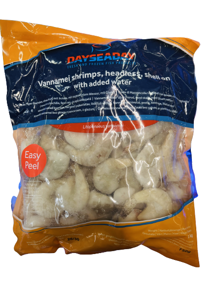 JASMINE Shrimp Vannamei Hlso 26/30 - 1 Kg