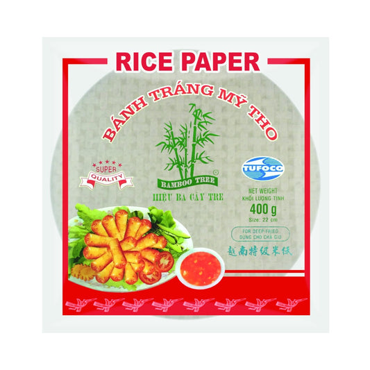 BAMBOO TREE Rice Paper Spring Roll Round 22Cm 400G