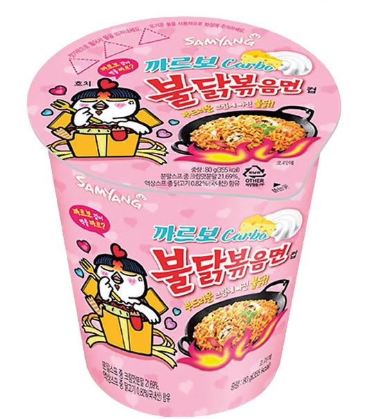 SAMYANG Buldak Ramen Hot Chicken Cup Carbonara 80G