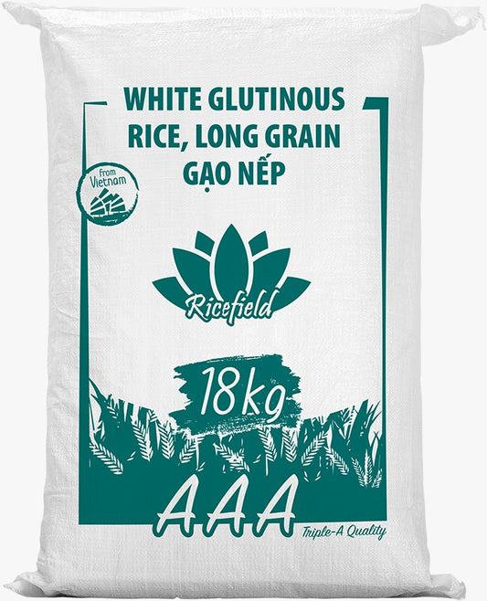 RICEFIELD Vietnam Glutinous Rice / Gao Nep Nuong 18 Kg