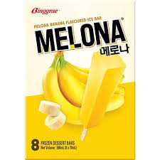 BINGGRAE Melona Ice Bar Banana 8 X 70Ml