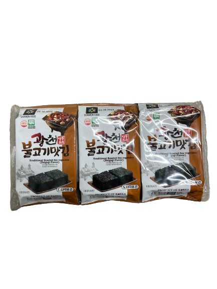 K-FISH Seasonal Seaweed Bulgogi Flavour 3X4G