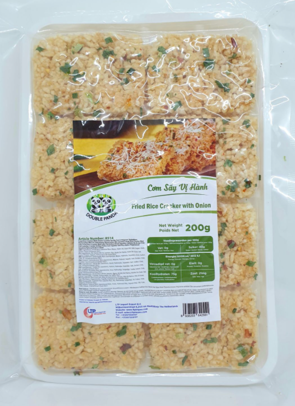 JASMINE Rice Cracker Onion - Com Chay Hanh 200G