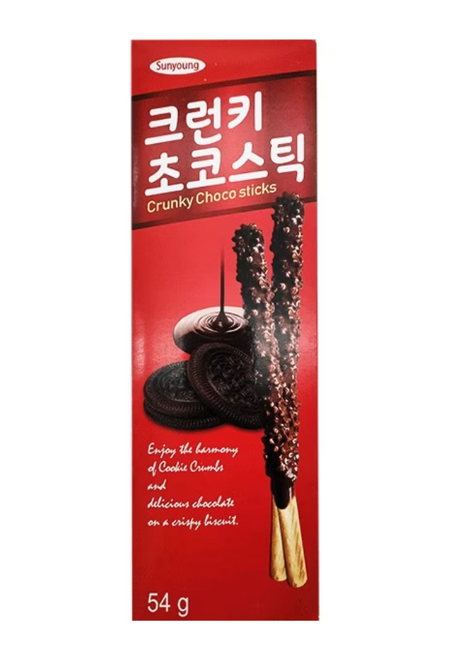 SUNYOUNG Choco Stick Crunky 54 G