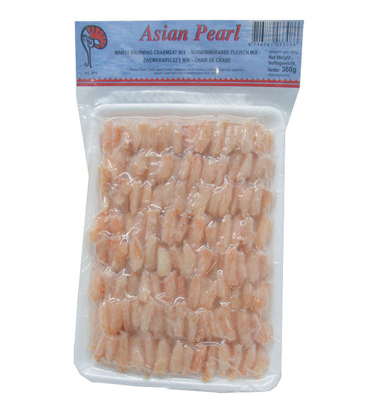 ASIAN PEARL Warty Swimming Crabmeat Mix Cooked - Thit Cua 400G