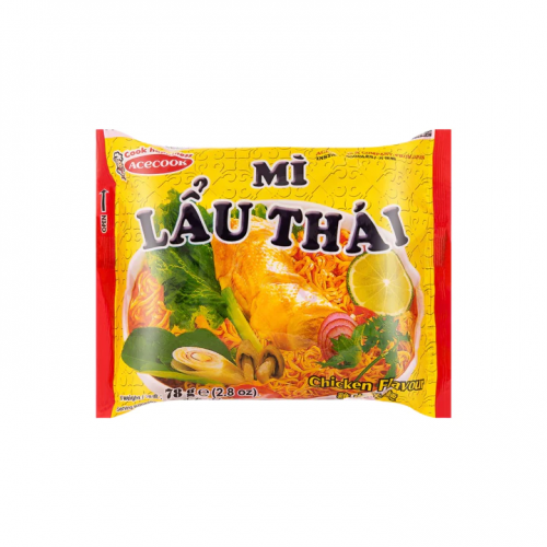 ACECOOK Instant Noodles Chicken Mlt 78 G