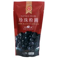 WU FU YUAN Tapioca Pearl Topping Black Sugar 250G