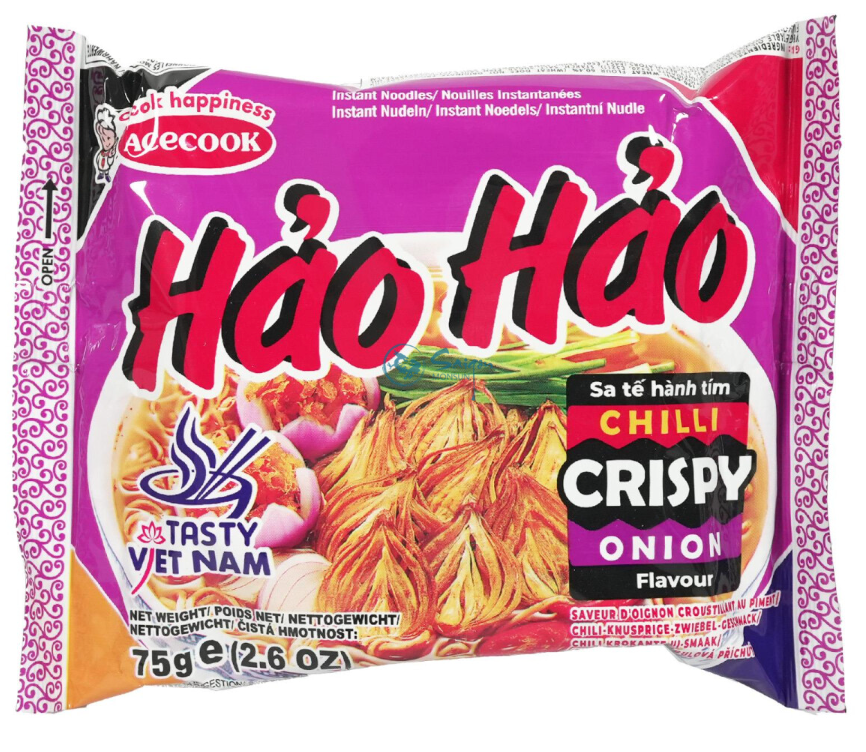 ACECOOK Instant Noodles Chilli Crispy Onion Haohao 75G