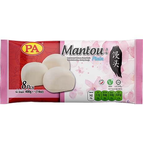 ASIAN CHOICE Mantou Plain 8 Pcs 400G