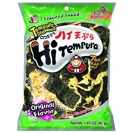 TAO KAE NOI Seaweed Snack Tempura Original 40G