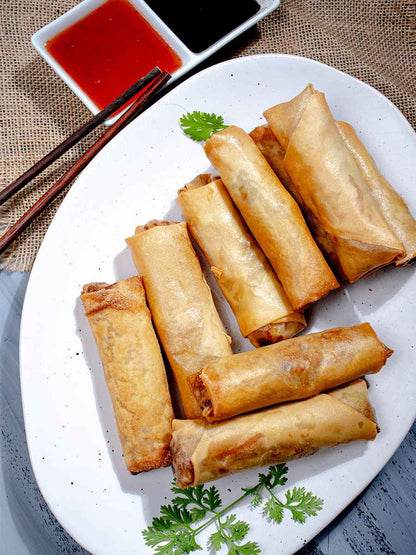 GOLDEN Tsingtao Frozen Vegan Spring Rolls 60Pcs X 15G