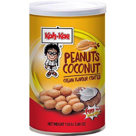 KOH-KAE Coated Peanuts Coconut Cream 110G